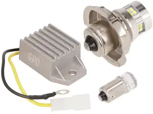 GPO 12V LED-Set (P26s) mit GPO Spannungsregler | Puch GPO 12V LED-Set (P26s) mit GPO Spannungsregler | Puch