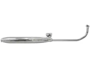 Auspuff 22 mm gerader Auslass Chrom | Tomos Auspuff 22 mm gerader Auslass Chrom | Tomos