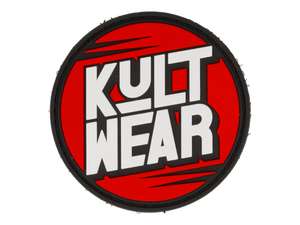 mk-Merch Klett-Patch «KULTWEAR» Gummi Ø 63 mm mk-Merch Klett-Patch «KULTWEAR» Gummi Ø 63 mm