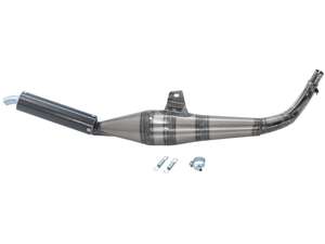 Simonini Thunder Exhaust, 22 mm Ø, Carbon | Piaggio Ciao, Bravo Simonini Thunder Exhaust, 22 mm Ø, Carbon | Piaggio Ciao, Bravo