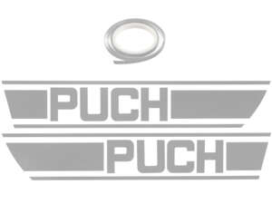 Adhesive kit tank silver foil plot | Puch X30 Adhesive kit tank silver foil plot | Puch X30
