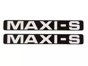 Sticker "MAXI-S" black / white Sticker "MAXI-S" black / white