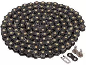 CYC Antriebskette schwarz (goldene Bolzen) 415H (verstÀrkt) 128L CYC Antriebskette schwarz (goldene Bolzen) 415H (verstÀrkt) 128L