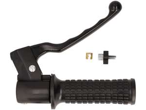 Domino Gasgriff-Set Alu schwarz | Piaggio Ciao, SI Domino Gasgriff-Set Alu schwarz | Piaggio Ciao, SI