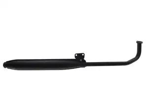 Auspuff 25 mm gerader Auslass schwarz | Tomos Auspuff 25 mm gerader Auslass schwarz | Tomos