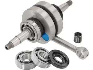 Rito crankshaft full cheeks with mounted bearings | Puch E50 Rito crankshaft full cheeks with mounted bearings | Puch E50