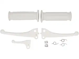Domino Griffset mehrkant weiss NOS | Piaggio Ciao, SI, Bravo, Boxer Domino Griffset mehrkant weiss NOS | Piaggio Ciao, SI, Bravo, Boxer