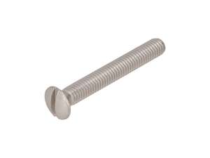 Normio Schraube M6x45 Linsensenkkopf Schlitz Inox Normio Schraube M6x45 Linsensenkkopf Schlitz Inox