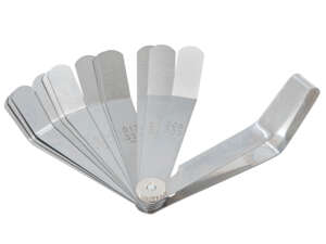 GPO Blattlehre gebogen 0.2 - 0.66 mm 12-tlg. GPO Blattlehre gebogen 0.2 - 0.66 mm 12-tlg.
