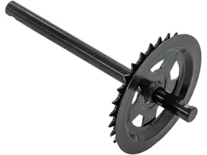 GPO Tretachse 28 Z. Keilnut schwarz | Piaggio Ciao GPO Tretachse 28 Z. Keilnut schwarz | Piaggio Ciao