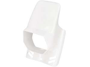 Front mask white angular Front mask white angular