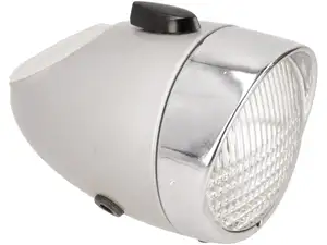 Union egg lamp Ø 92 mm with switch (central mounting) silver NOS Union egg lamp Ø 92 mm with switch (central mounting) silver NOS