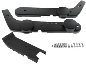 Set Rahmenverkleidung Vario schwarz | Piaggio Ciao Set Rahmenverkleidung Vario schwarz | Piaggio Ciao