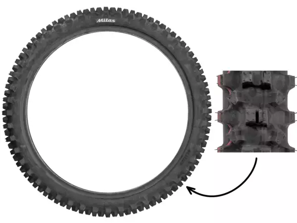 Reifen KENDA K760 Trakmaster 2 70/100-19 Nhs 42m Tt Für Motorrad