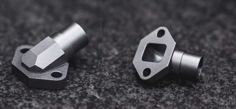 Ansaugstutzen mit grösserem Querschnitt Ansaugstutzen mit grösserem Querschnitt